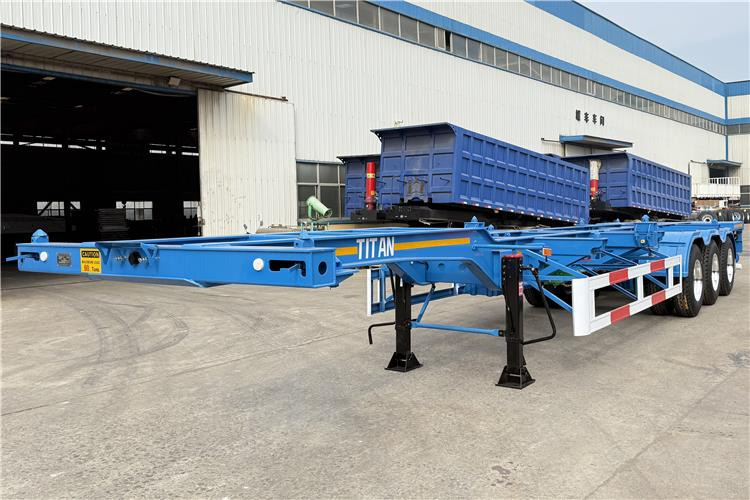 TITAN 3 Axle 40 foot Container Trailer for Sale In Senegal - Chassis semitrailer: bilde 1 TITAN 3 Axle 40 foot Container Trailer for Sale In Senegal - Chassis semitrailer: bilde 1