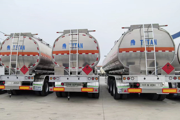 TITAN 3 Axle 42000liter Aluminum Tanker Trailer for Sale in Mali - Tanksemi: bilde 2 TITAN 3 Axle 42000liter Aluminum Tanker Trailer for Sale in Mali - Tanksemi: bilde 2
