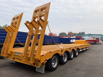 TITAN 4 Axle 100 Ton Low Bed Semi Trailer for Sale in Mali - Lavloader semitrailer: bilde 2 TITAN 4 Axle 100 Ton Low Bed Semi Trailer for Sale in Mali - Lavloader semitrailer: bilde 2