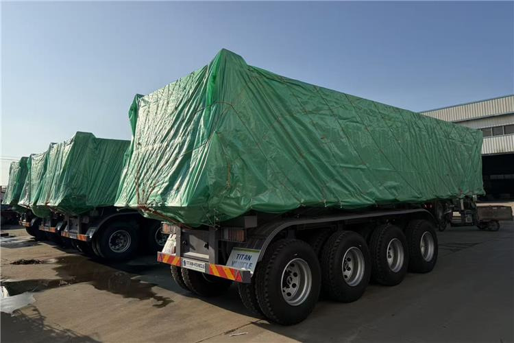 TITAN 4 Axle 80 Ton Dump Trailer for Sale In Cameroon - Tippsemi: bilde 5 TITAN 4 Axle 80 Ton Dump Trailer for Sale In Cameroon - Tippsemi: bilde 5