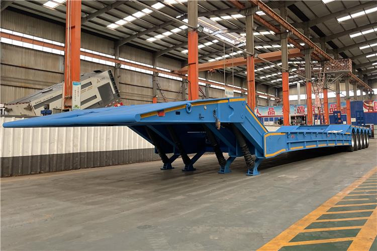 TITAN 4 Axle Folding Gooseneck Trailer for Sale In Zambia - Lavloader semitrailer: bilde 1 TITAN 4 Axle Folding Gooseneck Trailer for Sale In Zambia - Lavloader semitrailer: bilde 1