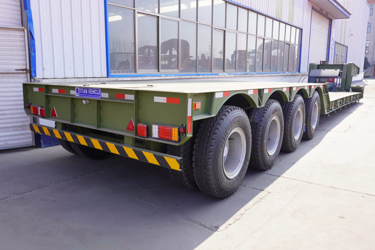 TITAN 4 Axle Lowboy Trailer with Hydraulic Detachable Gooseneck - Lavloader semitrailer: bilde 2 TITAN 4 Axle Lowboy Trailer with Hydraulic Detachable Gooseneck - Lavloader semitrailer: bilde 2