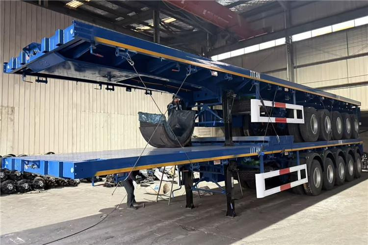 TITAN 5 Axle Flatbed Semi Trailer for Sale In Aruba - Åpen semitrailer: bilde 4 TITAN 5 Axle Flatbed Semi Trailer for Sale In Aruba - Åpen semitrailer: bilde 4