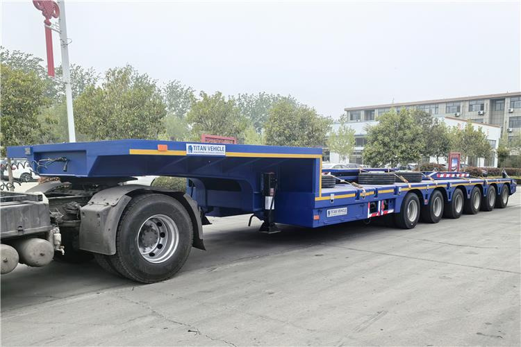 TITAN 6 Axle 120 Ton Extendable Low Loader Trailer for Sale Price - Lavloader semitrailer: bilde 1 TITAN 6 Axle 120 Ton Extendable Low Loader Trailer for Sale Price - Lavloader semitrailer: bilde 1