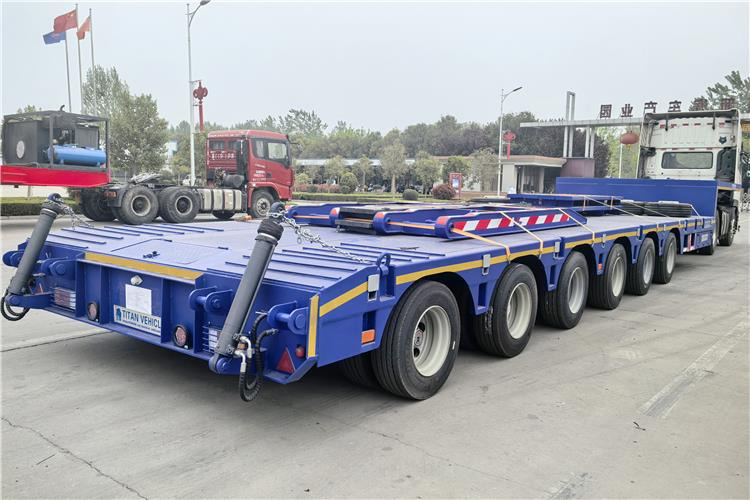 TITAN 6 Axle 120 Ton Extendable Low Loader Trailer for Sale Price - Lavloader semitrailer: bilde 3 TITAN 6 Axle 120 Ton Extendable Low Loader Trailer for Sale Price - Lavloader semitrailer: bilde 3
