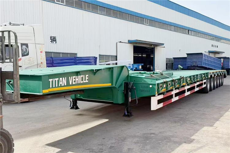 TITAN 6 Axle 80 Ton Low Loader Semi Trailer for Sale In Zambia - Lavloader semitrailer: bilde 1 TITAN 6 Axle 80 Ton Low Loader Semi Trailer for Sale In Zambia - Lavloader semitrailer: bilde 1