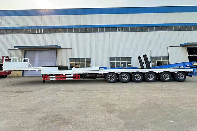TITAN 6 Axle Step Deck Flatbed Trailer for Sale in Philippines - Åpen semitrailer: bilde 3 TITAN 6 Axle Step Deck Flatbed Trailer for Sale in Philippines - Åpen semitrailer: bilde 3