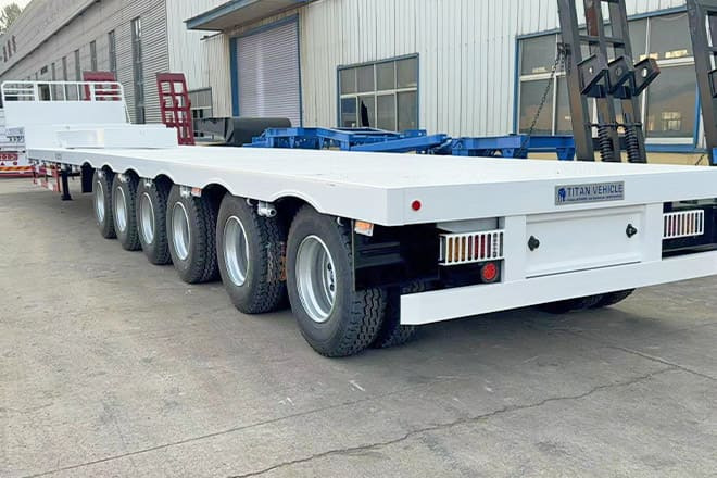 TITAN 6 Axle Step Deck Flatbed Trailer for Sale in Philippines - Åpen semitrailer: bilde 2 TITAN 6 Axle Step Deck Flatbed Trailer for Sale in Philippines - Åpen semitrailer: bilde 2