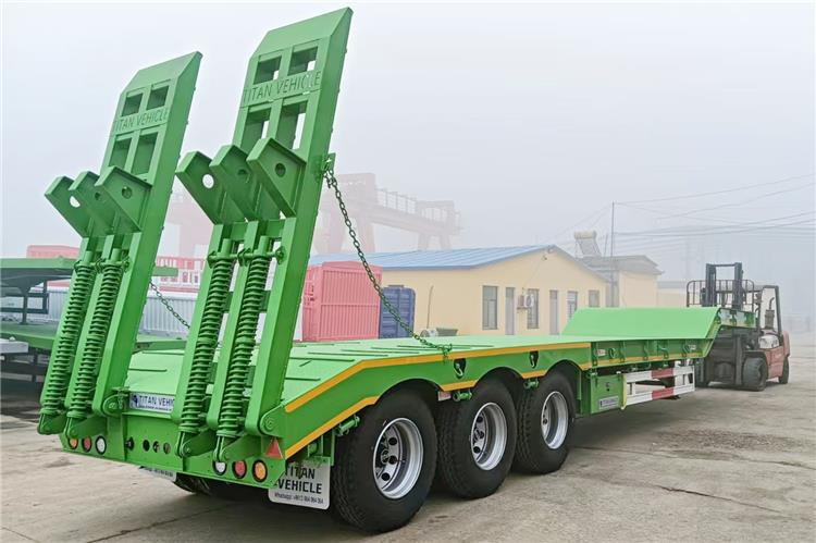 TITAN 80 Ton Equal Width Low Bed Truck Trailer for Sale In Ghana - Lavloader semitrailer: bilde 2 TITAN 80 Ton Equal Width Low Bed Truck Trailer for Sale In Ghana - Lavloader semitrailer: bilde 2