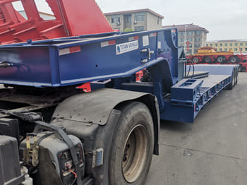 TITAN 80 Ton Lowboy Semi Trailer for Sale in Tanzania - Lavloader semitrailer: bilde 3 TITAN 80 Ton Lowboy Semi Trailer for Sale in Tanzania - Lavloader semitrailer: bilde 3
