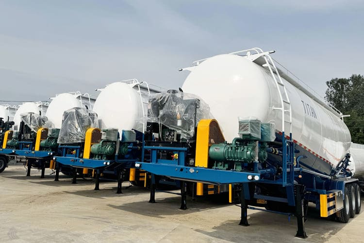 TITAN Bulk Cement Tanker Truck for Sale in Congo - Tanksemi: bilde 2 TITAN Bulk Cement Tanker Truck for Sale in Congo - Tanksemi: bilde 2