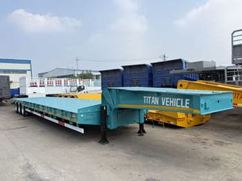 TITAN Drop Deck Semi Trailer for Sale in Kuwait - Lavloader semitrailer: bilde 1 TITAN Drop Deck Semi Trailer for Sale in Kuwait - Lavloader semitrailer: bilde 1