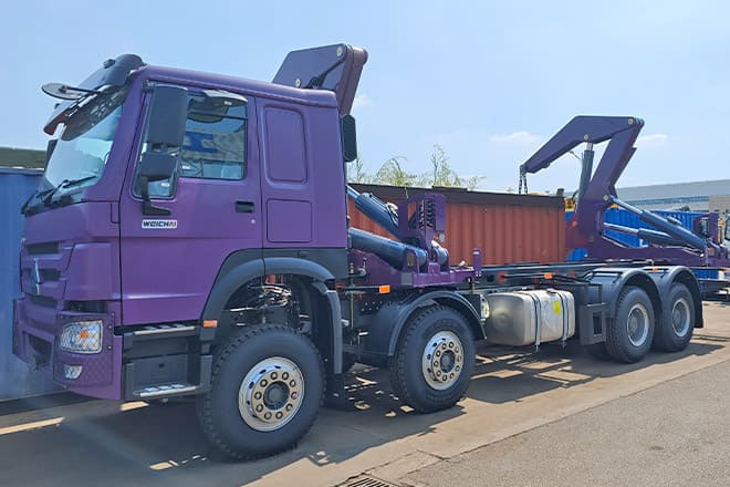 XCMG 37 Ton Container Side Lifter Truck for Sale in Kiribati - Container-transport/ Vekselflak lastebil: bilde 1 XCMG 37 Ton Container Side Lifter Truck for Sale in Kiribati - Container-transport/ Vekselflak lastebil: bilde 1