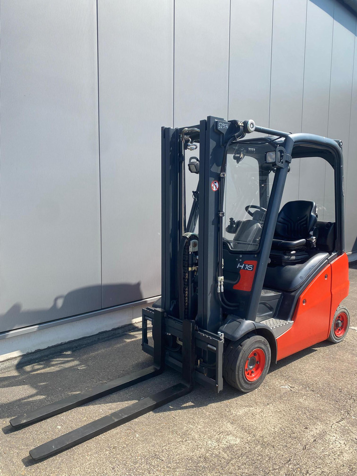 Linde Linde H 16 T - 2.575 h - Seitenschieber - - Gasstruck: bilde 1 Linde Linde H 16 T - 2.575 h - Seitenschieber - - Gasstruck: bilde 1