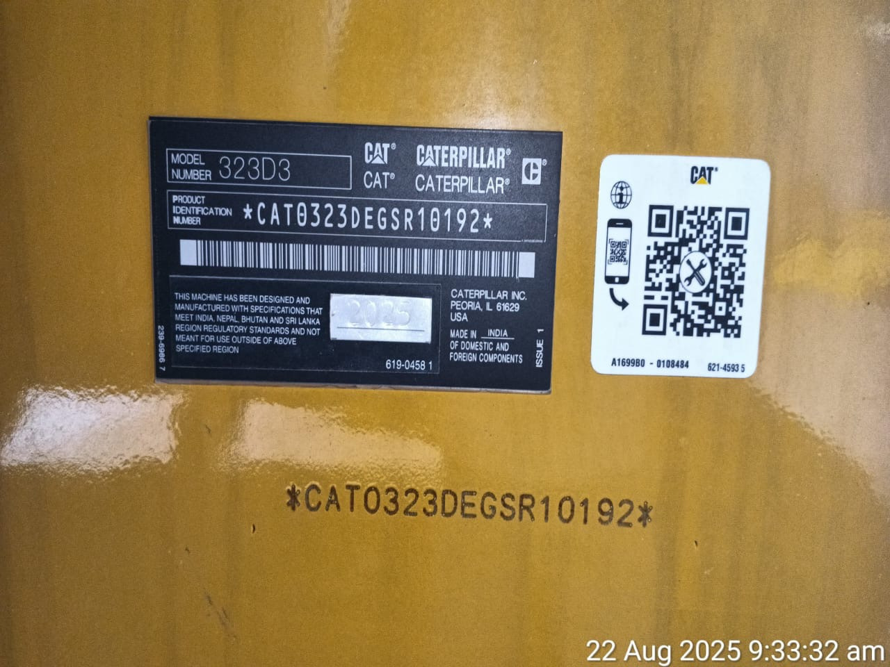 CATERPILLAR 323D3 - Gravemaskin: bilde 4 CATERPILLAR 323D3 - Gravemaskin: bilde 4