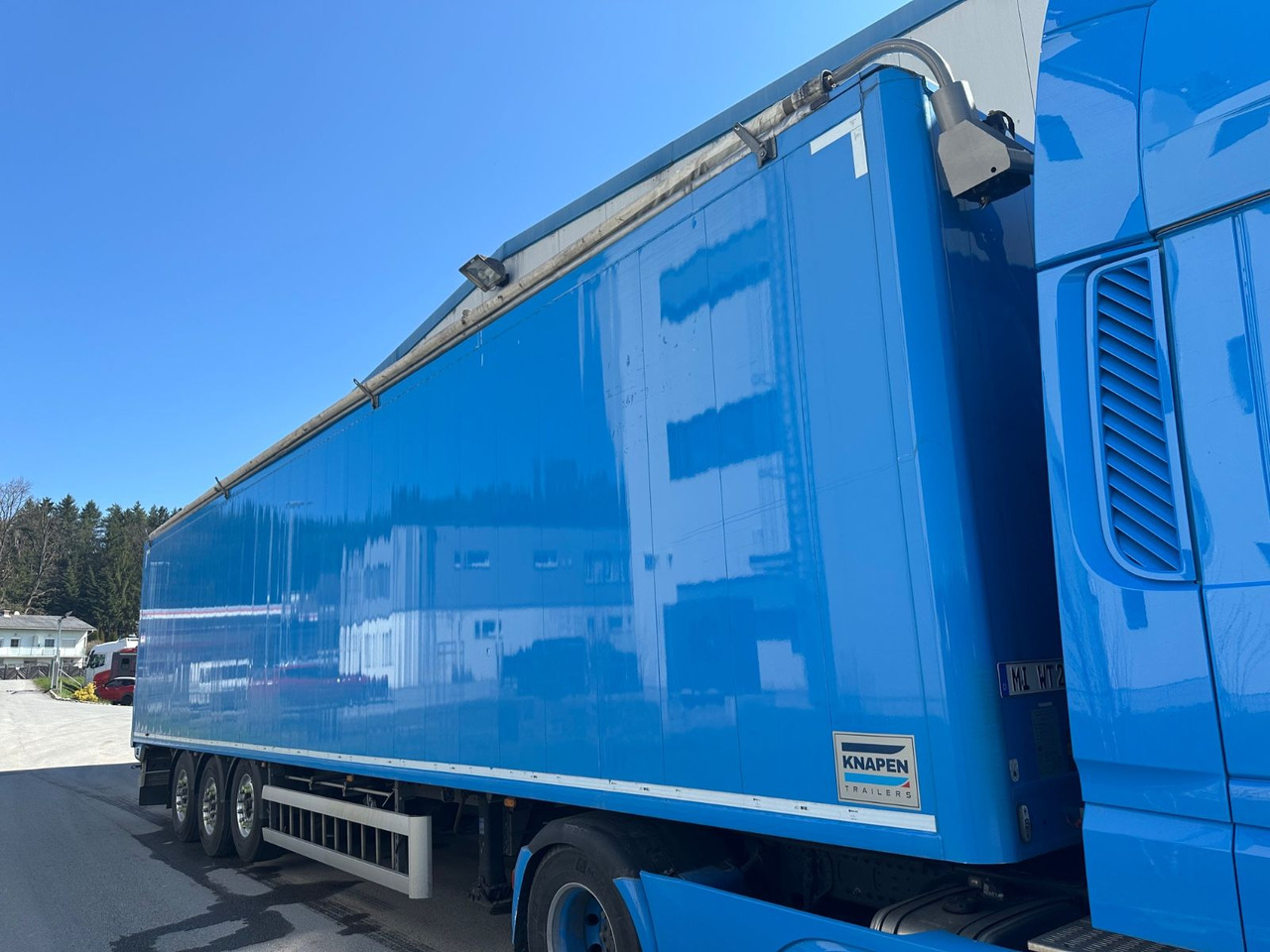 Knapen ALU LIFT E-Verdeck Müllplane - Med walking floor semitrailer: bilde 2 Knapen ALU LIFT E-Verdeck Müllplane - Med walking floor semitrailer: bilde 2