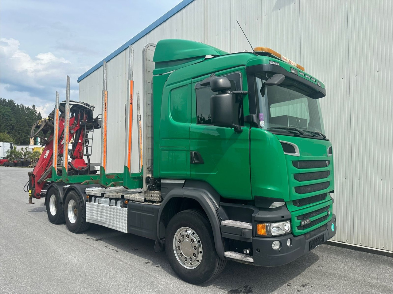 Scania R 580 V8 Penz Kran 2x Telespok - Tømmerbil, Kranbil: bilde 2 Scania R 580 V8 Penz Kran 2x Telespok - Tømmerbil, Kranbil: bilde 2