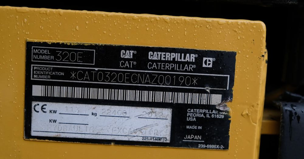 Caterpillar cat 320EL - Beltegraver: bilde 5 Caterpillar cat 320EL - Beltegraver: bilde 5