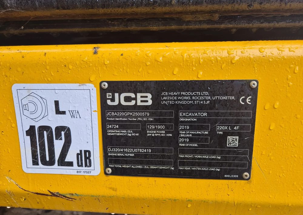 JCB 220XLC - Beltegraver: bilde 2 JCB 220XLC - Beltegraver: bilde 2