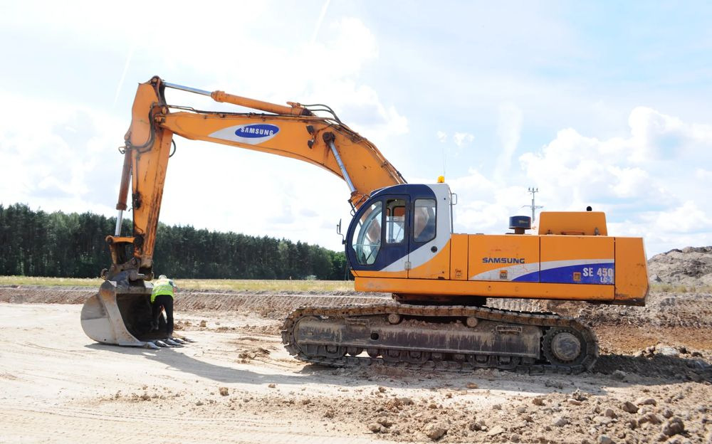 Zwolnica koparki Samsung SE 450 LC - Beltegraver: bilde 1 Zwolnica koparki Samsung SE 450 LC - Beltegraver: bilde 1