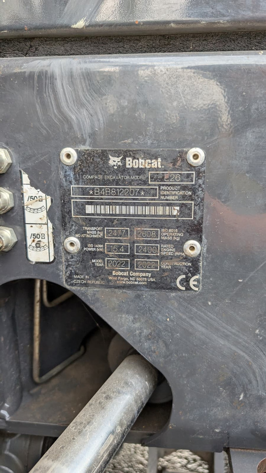 BOBCAT E 26 - Minigraver: bilde 5 BOBCAT E 26 - Minigraver: bilde 5
