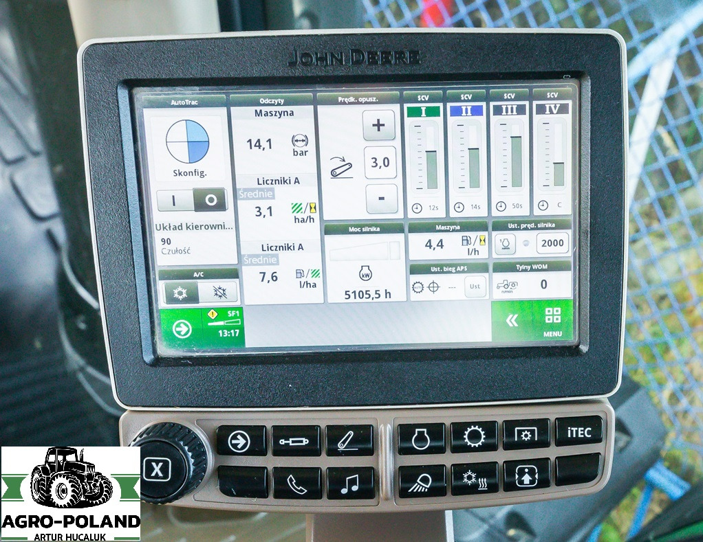 JOHN DEERE 8295 R - 5105 h - POWERSHIFT - AUTOTRAC - 2016 ROK - ORYGINALNE OPONY - Traktor: bilde 4 JOHN DEERE 8295 R - 5105 h - POWERSHIFT - AUTOTRAC - 2016 ROK - ORYGINALNE OPONY - Traktor: bilde 4