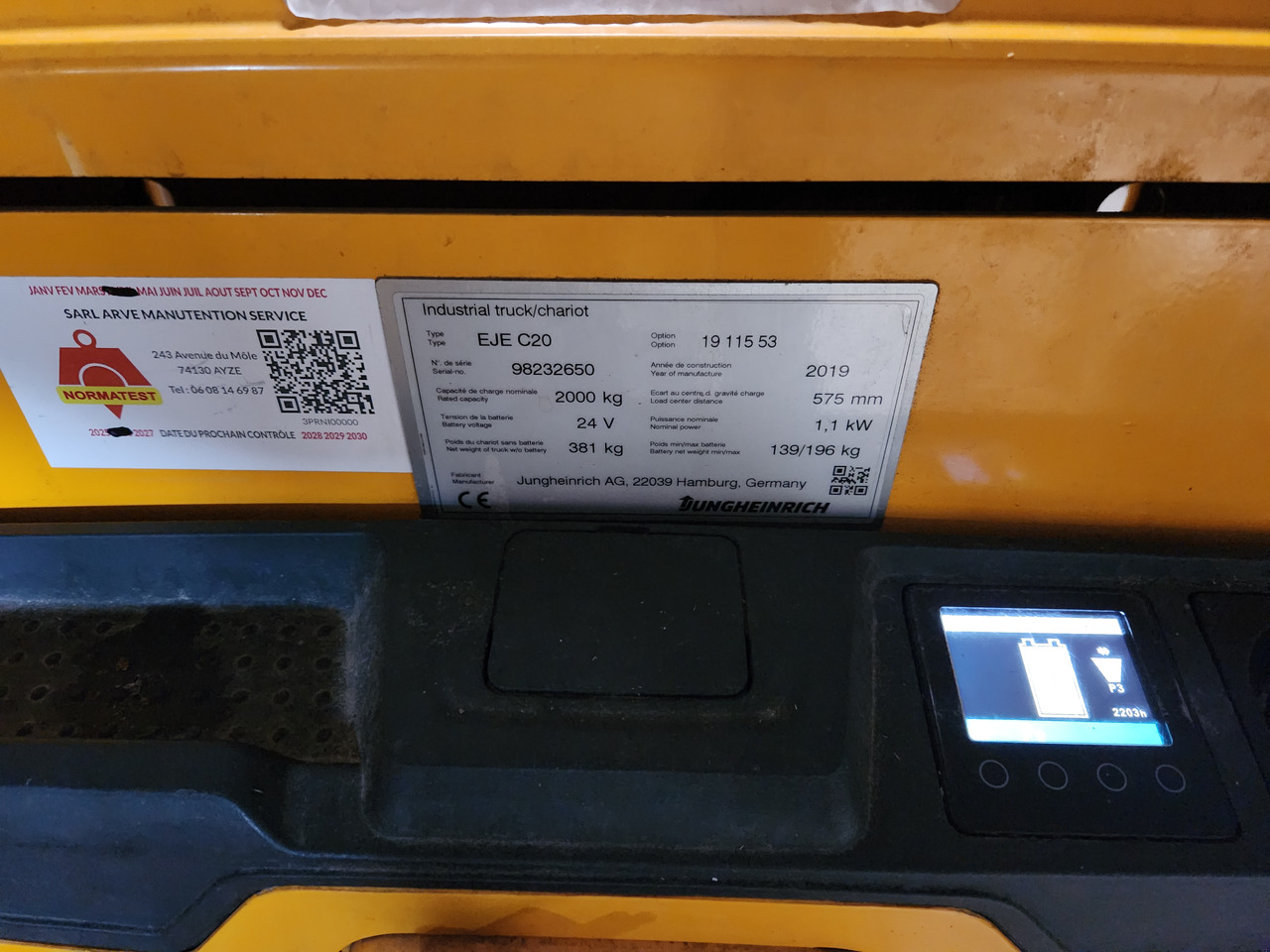 JUNGHEINRICH EJEC20 - Lavtløftende truck: bilde 3 JUNGHEINRICH EJEC20 - Lavtløftende truck: bilde 3