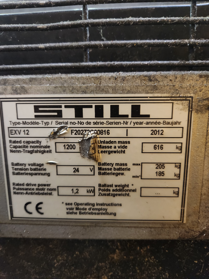 STILL EXV12 - Stabler: bilde 4 STILL EXV12 - Stabler: bilde 4