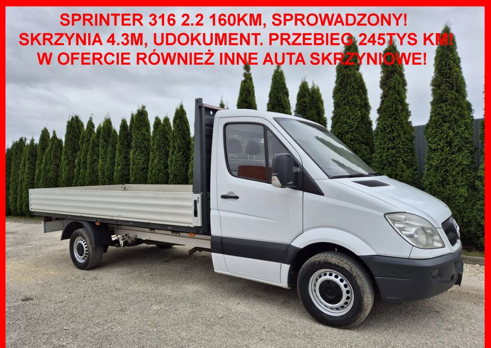 Mercedes-Benz 316CDI 2.2 160KM - Varebil med plan: bilde 1 Mercedes-Benz 316CDI 2.2 160KM - Varebil med plan: bilde 1
