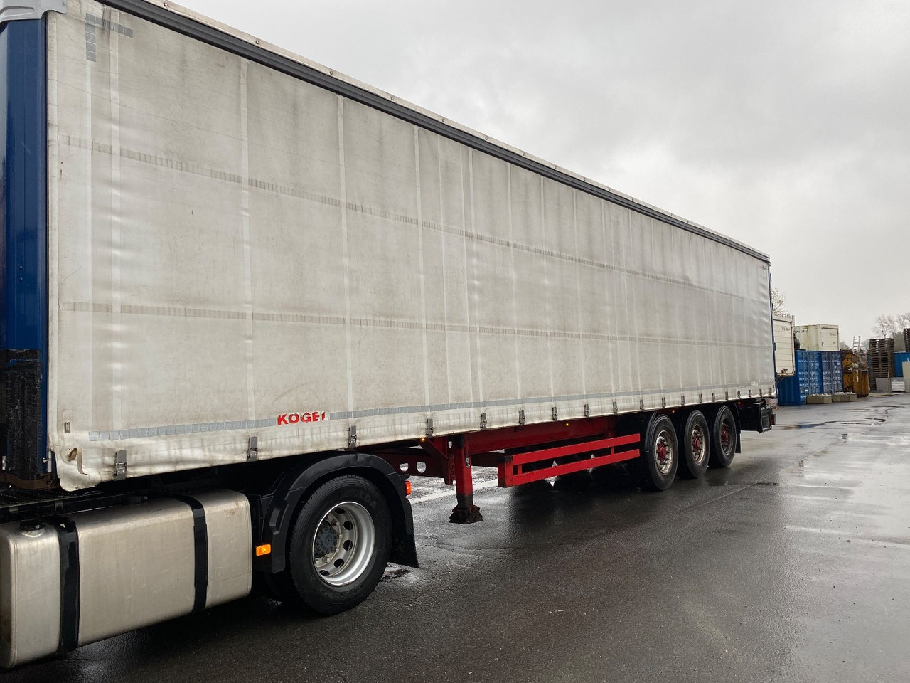 Kögel 3-achs Curtainsider / Edscha/Lenkachse/RSAB - Gardintrailer: bilde 1 Kögel 3-achs Curtainsider / Edscha/Lenkachse/RSAB - Gardintrailer: bilde 1