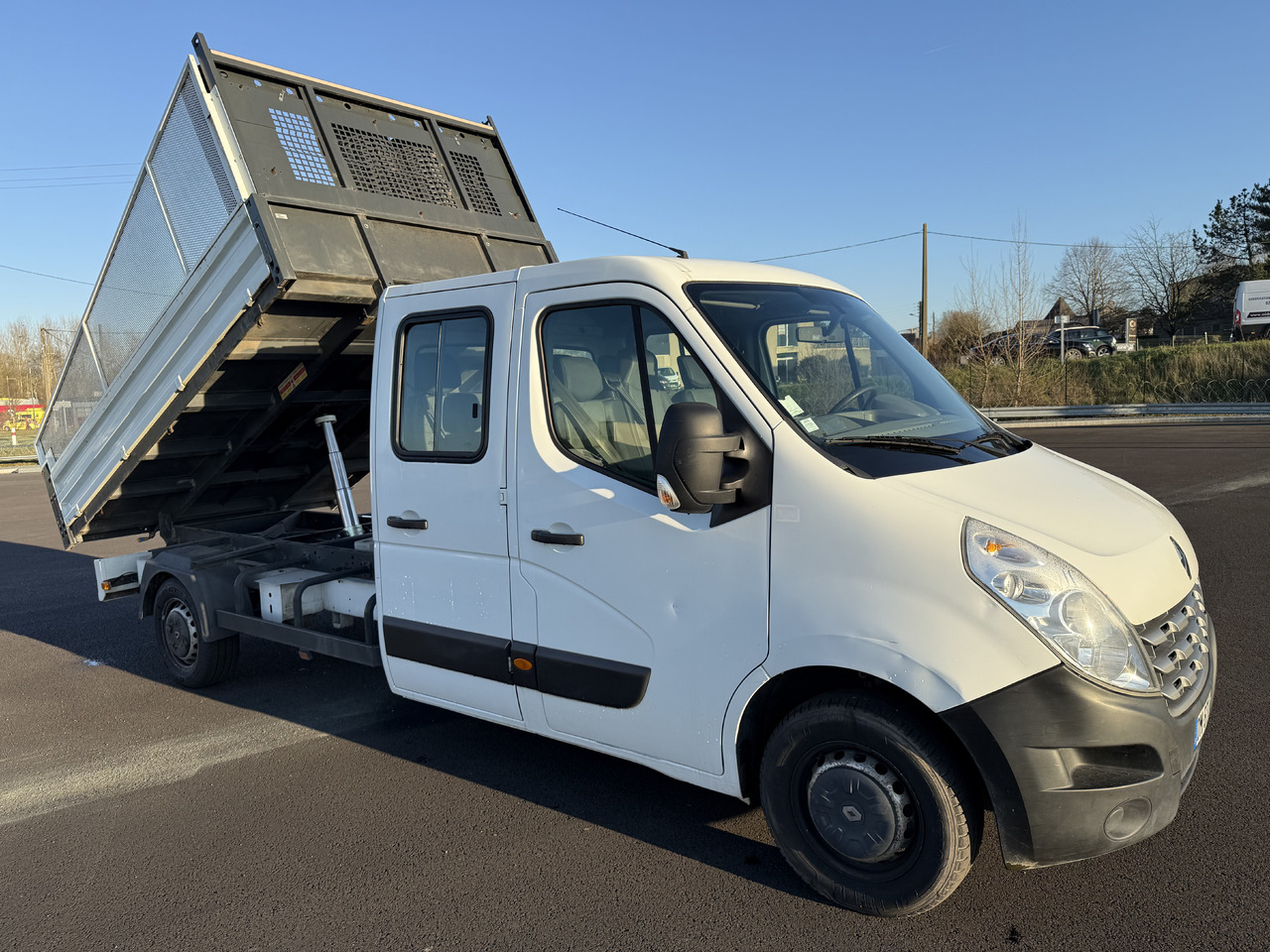 RENAULT MASTER 2.3DCI125 BENNE ACIER DOUBLE CABINE ROUE SIMPLE + REHAUSSE DE RIDELLE - Varebil med tipp: bilde 1 RENAULT MASTER 2.3DCI125 BENNE ACIER DOUBLE CABINE ROUE SIMPLE + REHAUSSE DE RIDELLE - Varebil med tipp: bilde 1