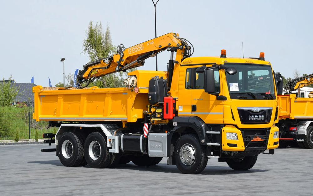 MAN TGS 26.400 / 6x4 / EURO 6 / UDT / HDS FASSI 165 / WYSUW x3 / ROTATOR / CHWYTAK / STEROWANIE RADIOWE / WZMOCNIONA RAMA / WYWROTKA / HYDROBURTA / AUTOMAT / 2017 / NOWE OPONY - 100% / NISKI PRZEBIEG - Tippbil, Kranbil: bilde 3 MAN TGS 26.400 / 6x4 / EURO 6 / UDT / HDS FASSI 165 / WYSUW x3 / ROTATOR / CHWYTAK / STEROWANIE RADIOWE / WZMOCNIONA RAMA / WYWROTKA / HYDROBURTA / AUTOMAT / 2017 / NOWE OPONY - 100% / NISKI PRZEBIEG - Tippbil, Kranbil: bilde 3