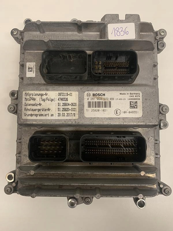 KOMPUTER EDC MAN TGX TGS EURO 6 0 281 020 273 - Motorstarter for Lastebil: bilde 3 KOMPUTER EDC MAN TGX TGS EURO 6 0 281 020 273 - Motorstarter for Lastebil: bilde 3