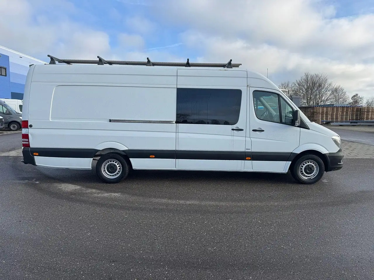 Mercedes-Benz Sprinter 319 CDI Maxi Lang XXL Extralang Mixto - Kassebil, Varebil med dobbelt førerhus: bilde 4 Mercedes-Benz Sprinter 319 CDI Maxi Lang XXL Extralang Mixto - Kassebil, Varebil med dobbelt førerhus: bilde 4