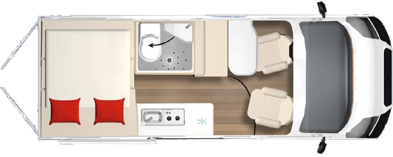 Bürstner B66 C 600 B 66 Voll ausgestattet - Bybobil: bilde 2 Bürstner B66 C 600 B 66 Voll ausgestattet - Bybobil: bilde 2