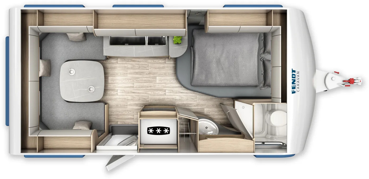 Fendt Bianco Activ 445 SFB Fahrzeug frei konfigurierbar - Campingvogn: bilde 2 Fendt Bianco Activ 445 SFB Fahrzeug frei konfigurierbar - Campingvogn: bilde 2