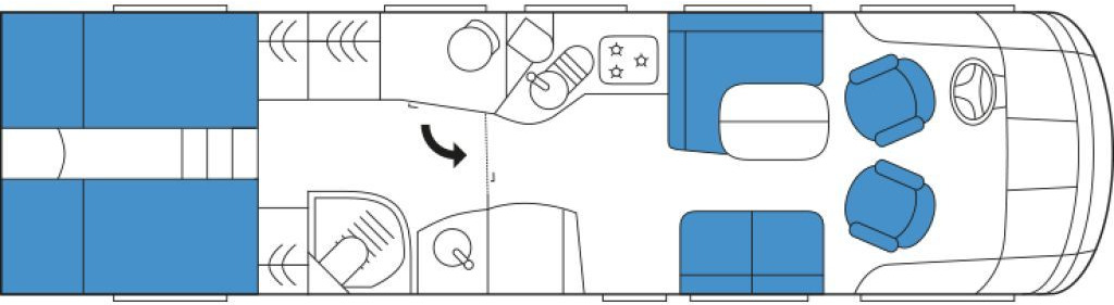 Niesmann + Bischoff Flair 920 BS (Sonderkonfiguration) - Helintegrert bobil: bilde 2 Niesmann + Bischoff Flair 920 BS (Sonderkonfiguration) - Helintegrert bobil: bilde 2