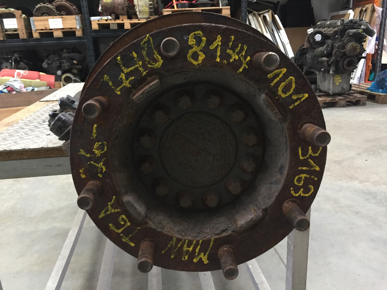 Gebrauchte Hinterachse MAN TGA 26.440, Typ : VOK - 08 - 01, Artikel - Nr. : 81.44001 - 7045 - Bakaksel for Lastebil: bilde 5 Gebrauchte Hinterachse MAN TGA 26.440, Typ : VOK - 08 - 01, Artikel - Nr. : 81.44001 - 7045 - Bakaksel for Lastebil: bilde 5