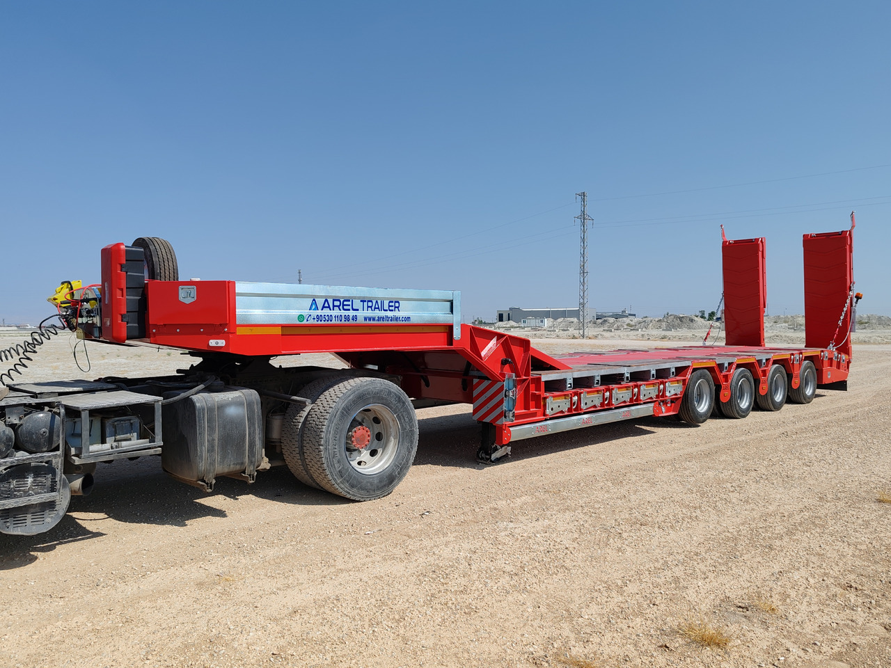 AREL TRAILER 4 AXLE LOWBED TRAILER from MANUFACTURER COMPANY - Lavloader semitrailer: bilde 2 AREL TRAILER 4 AXLE LOWBED TRAILER from MANUFACTURER COMPANY - Lavloader semitrailer: bilde 2