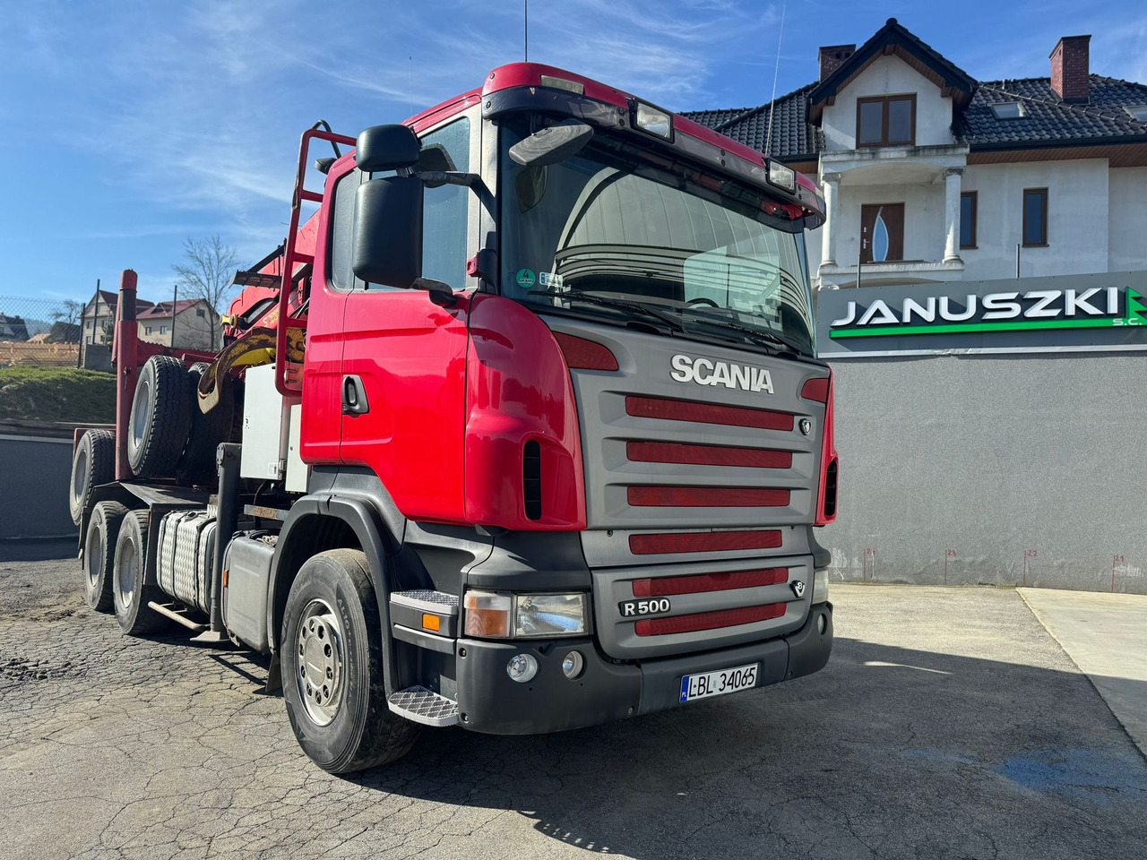 SCANIA R500 - Tømmerbil, Kranbil: bilde 1 SCANIA R500 - Tømmerbil, Kranbil: bilde 1