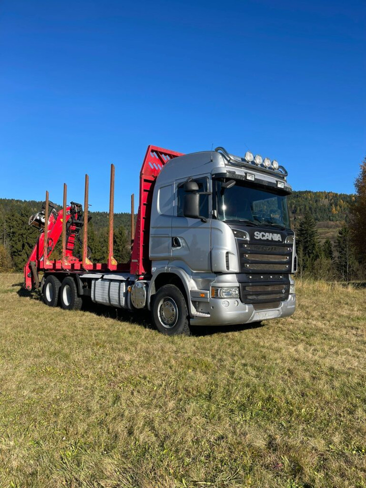 SCANIA R560 - Tømmerbil, Kranbil: bilde 1 SCANIA R560 - Tømmerbil, Kranbil: bilde 1