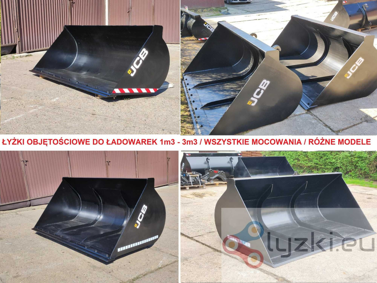 Łyżka ładowarki 1,5m3 2m3 3m3 Wszystkie mocowania JCB Manitou Merlo - Lasterskuffe: bilde 1 Łyżka ładowarki 1,5m3 2m3 3m3 Wszystkie mocowania JCB Manitou Merlo - Lasterskuffe: bilde 1