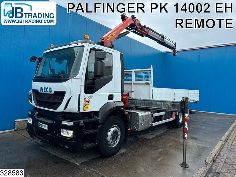 Iveco Stralis 310 EURO 6, Palfinger, Leaf spring - Planbil, Kranbil: bilde 1 Iveco Stralis 310 EURO 6, Palfinger, Leaf spring - Planbil, Kranbil: bilde 1