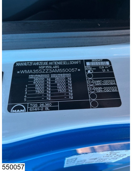 Planbil, Kranbil MAN TGS 26 360 6x4, EURO 5, PM, Remote, Hydrodrive: bilde 14 Planbil, Kranbil MAN TGS 26 360 6x4, EURO 5, PM, Remote, Hydrodrive: bilde 14