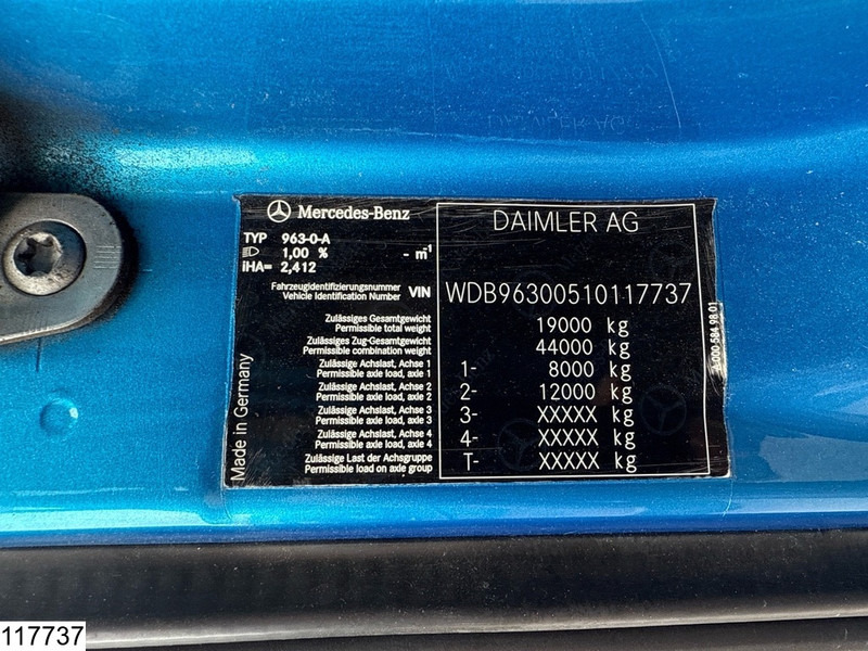 Chassis lastebil Mercedes-Benz Actros 1843 EURO 6, Hydrauliek: bilde 9 Chassis lastebil Mercedes-Benz Actros 1843 EURO 6, Hydrauliek: bilde 9