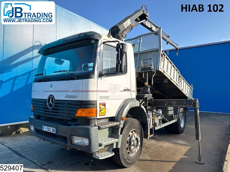 Mercedes-Benz Atego 1828 Manual, Steel Suspension, HIAB - Tippbil, Kranbil: bilde 1 Mercedes-Benz Atego 1828 Manual, Steel Suspension, HIAB - Tippbil, Kranbil: bilde 1