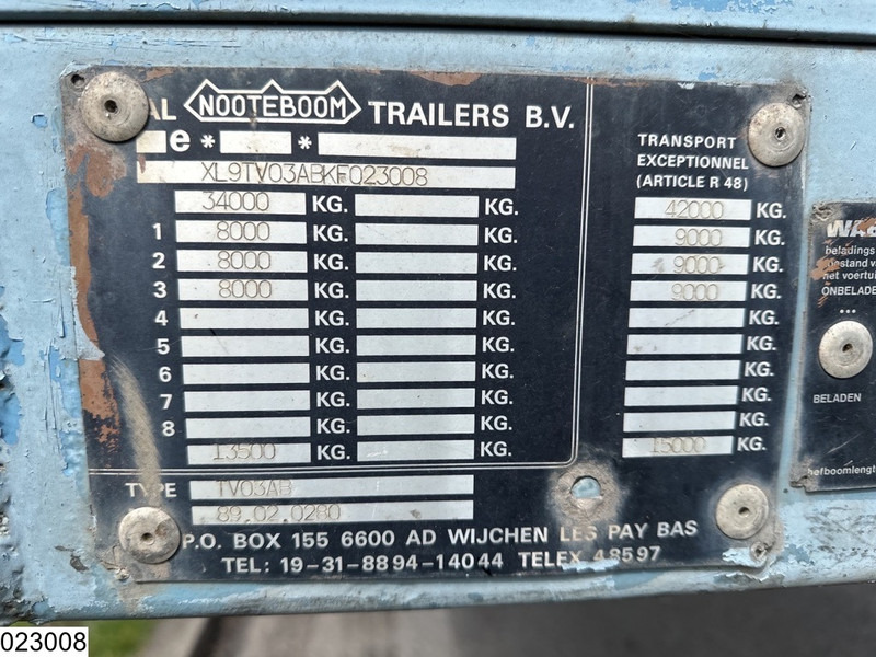 Nooteboom open laadbak 42000 KG, 7,15 mtr extendable - Åpen semitrailer: bilde 2 Nooteboom open laadbak 42000 KG, 7,15 mtr extendable - Åpen semitrailer: bilde 2