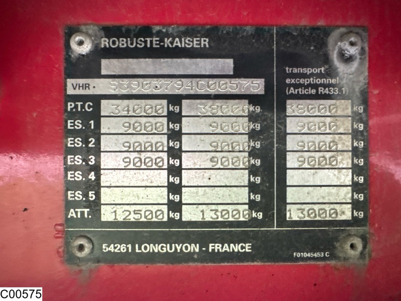 ROBUSTE open laadbak 4.60 MTR extendable - Åpen semitrailer: bilde 5 ROBUSTE open laadbak 4.60 MTR extendable - Åpen semitrailer: bilde 5