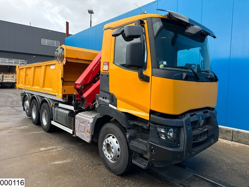 Renault C 430 8x4, EURO 6, HMF, Garnier - Tippbil, Kranbil: bilde 3 Renault C 430 8x4, EURO 6, HMF, Garnier - Tippbil, Kranbil: bilde 3