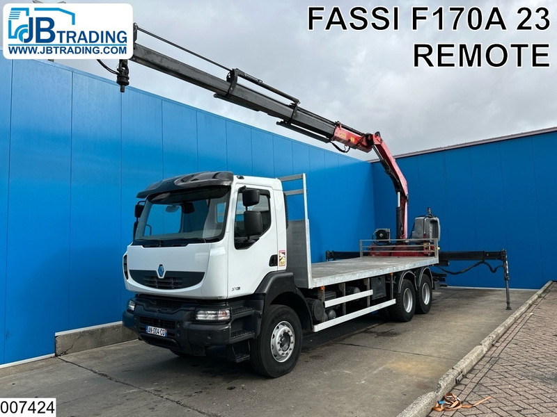 Renault Kerax 370 Dxi 6x4, EURO 4, Fassi - Planbil, Kranbil: bilde 1 Renault Kerax 370 Dxi 6x4, EURO 4, Fassi - Planbil, Kranbil: bilde 1